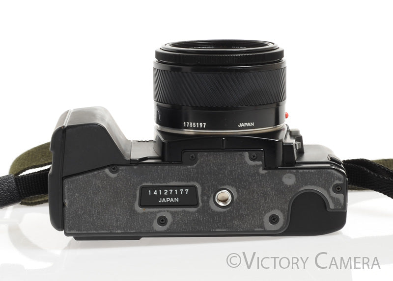 Minolta Maxxum 5000 Black 35mm SLR w/ 50mm f1.7 Lens &amp; Leather Case [EXC+] - Victory Camera