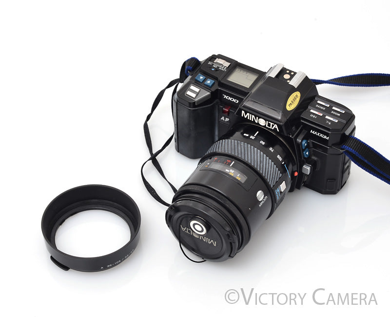 Minolta Maxxum 7000 35mm Autofocus Film Camera with 35-105mm Zoom Lens [EXC]