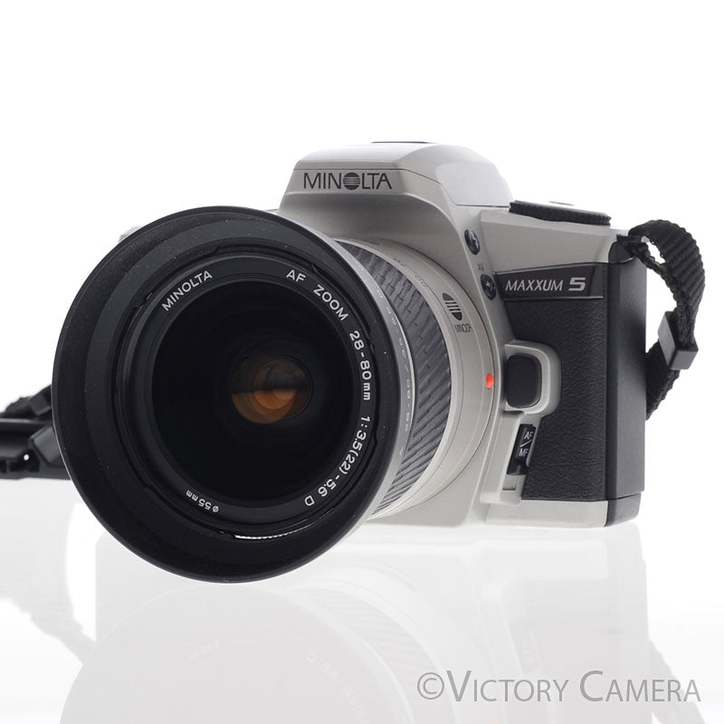Minolta Maxxum 5 35mm Film SLR w/ 28-80mm Autofocus Zoom Lens [EXC+] - Victory Camera