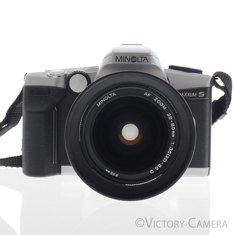 Minolta Maxxum 5 35mm Film SLR w/ 28-80mm Autofocus Zoom Lens [EXC+] - Victory Camera