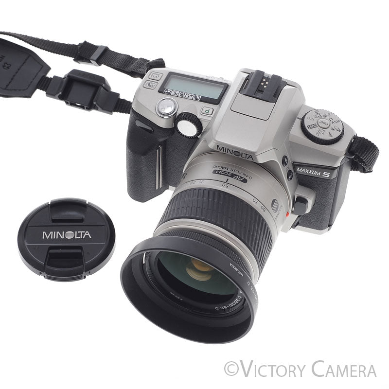 Minolta Maxxum 5 35mm Film SLR w/ 28-80mm Autofocus Zoom Lens [EXC+] - Victory Camera