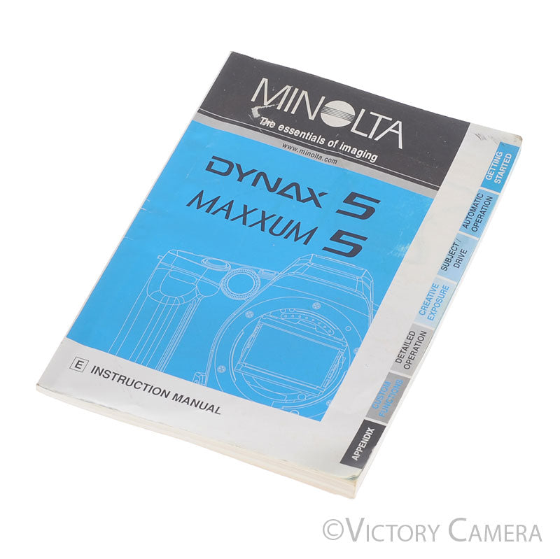 Minolta Maxxum 5 35mm Film SLR w/ 28-80mm Autofocus Zoom Lens [EXC+] - Victory Camera
