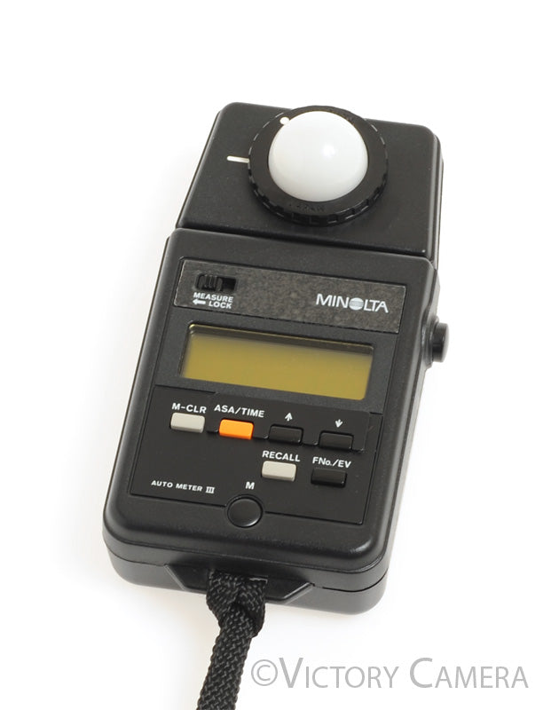 Minolta Autometer IIIF Digital Flash Light Meter -Accurate- [EXC] - Victory Camera