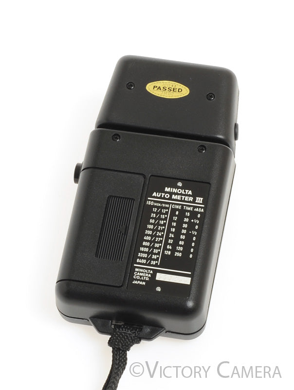 Minolta Autometer IIIF Digital Flash Light Meter -Accurate- [EXC] - Victory Camera