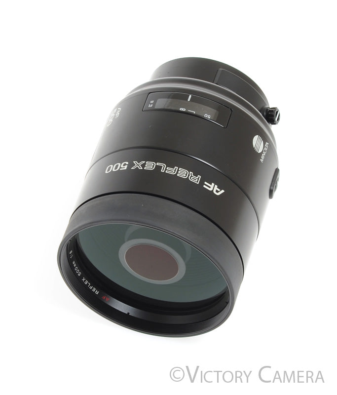 Sony / Minolta A 500mm F8 AF Reflex Telephoto Mirror Lens -Clean- - Victory Camera