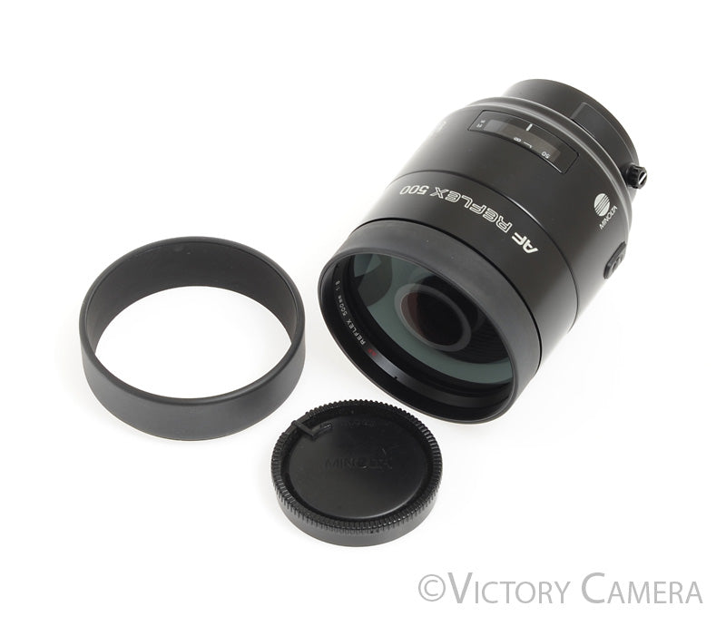 Sony / Minolta A 500mm F8 AF Reflex Telephoto Mirror Lens -Clean- - Victory Camera