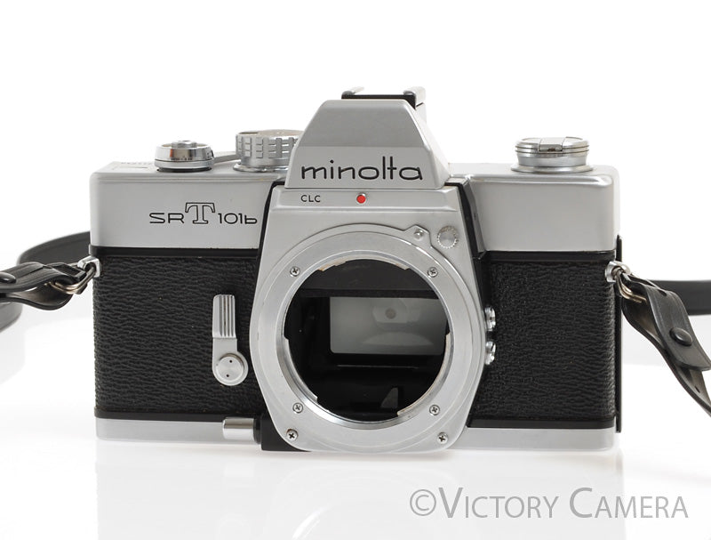 Minolta SRT101b SRT 101b Camera Body -No Meter, Working Bargain, New Seals-