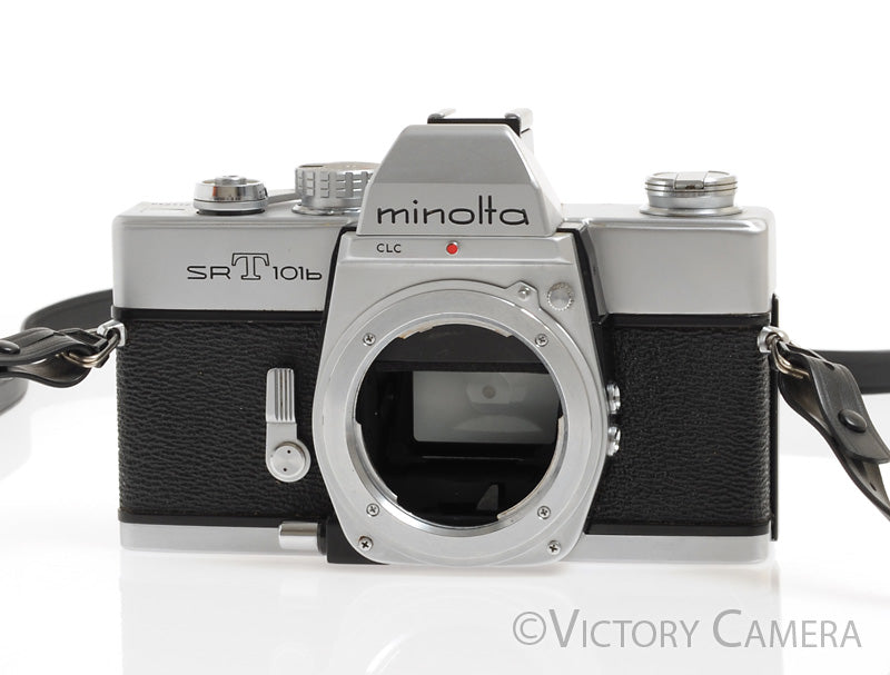 Minolta SRT101b SRT 101b Camera Body -No Meter, Working Bargain, New Seals- [BAR] - Victory Camera