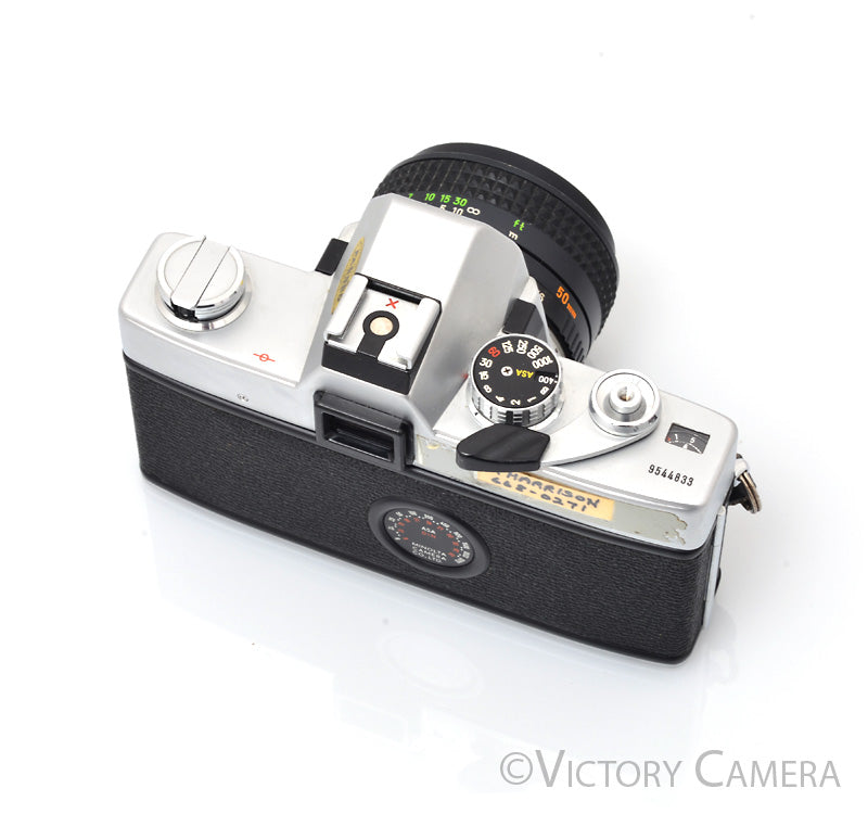 Minolta SRT SC-II Chrome 35mm Camera w/ 50mm f1.7 Lens  [EXC-]