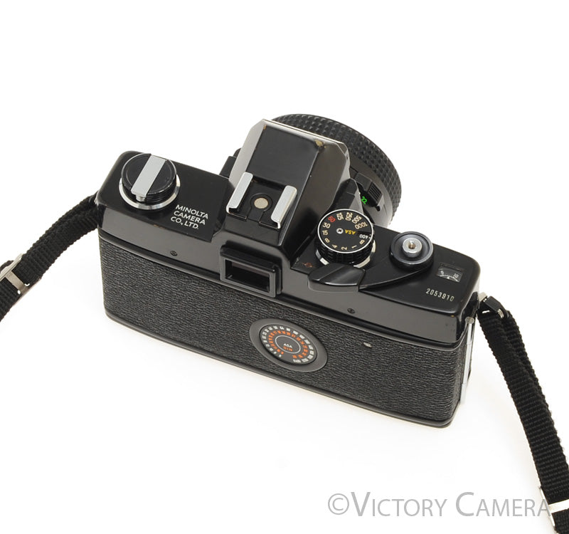Minolta SRT 102 SRT 102 Black 35mm Camera w/ 50mm F1.7 Lens [EXC] - Victory Camera