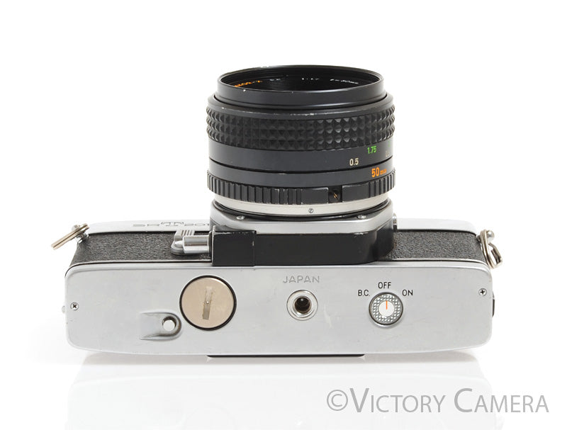 Minolta SRT201 SRT 201 35mm Film SLR Camera w/ 50mm F1.7 Lens -New Seals- - Victory Camera