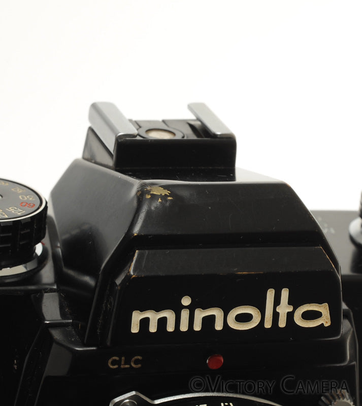 Minolta SRT 102 SRT 102 Black 35mm Camera w/ 50mm F1.7 Lens [EXC] - Victory Camera