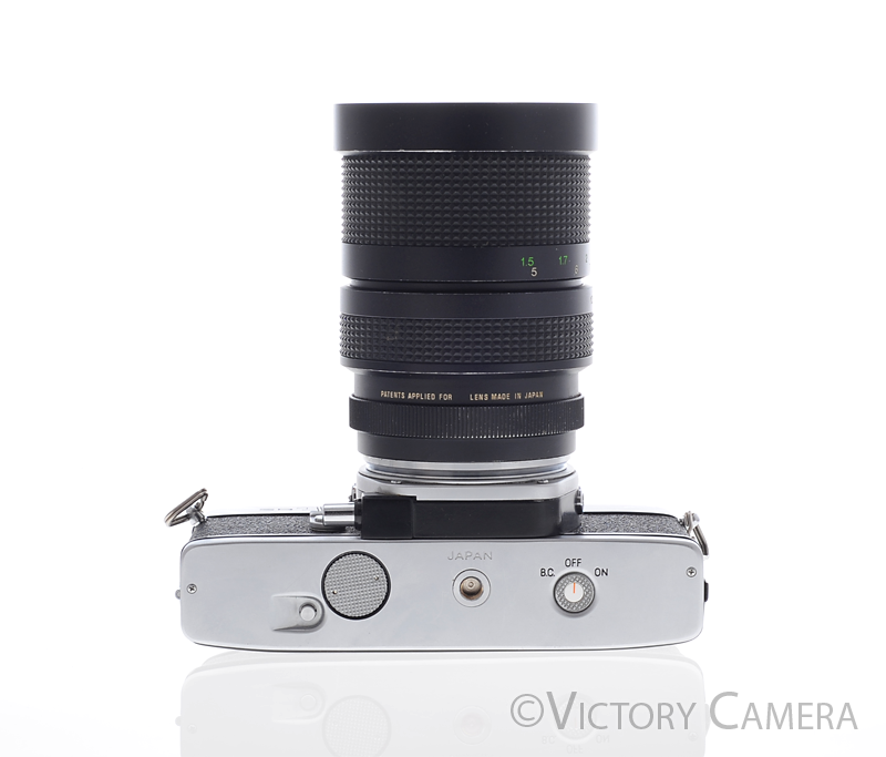 Minolta SRT101 SRT 101 Chrome 35mm Camera w/ 35-105mm Zoom Lens [EXC-] - Victory Camera