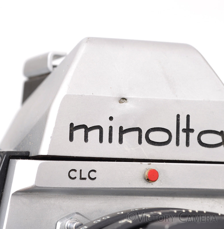 Minolta SRT101 SRT 101 Chrome 35mm Camera w/ 55mm f1.8 Lens [EXC-]