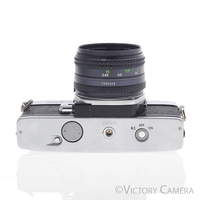 Minolta SRT101 SRT 101 Chrome 35mm Camera with 50mm F1.7 Lens [EXC] - Victory Camera