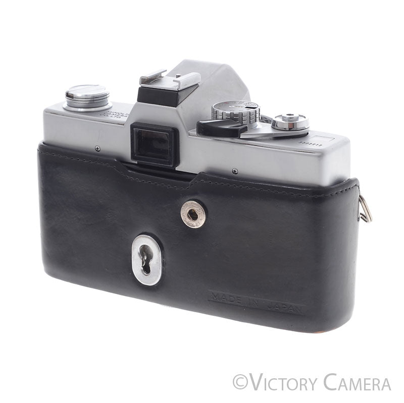 Minolta SRT101 SRT 101 Chrome 35mm Camera with 50mm F1.7 Lens [EXC] - Victory Camera