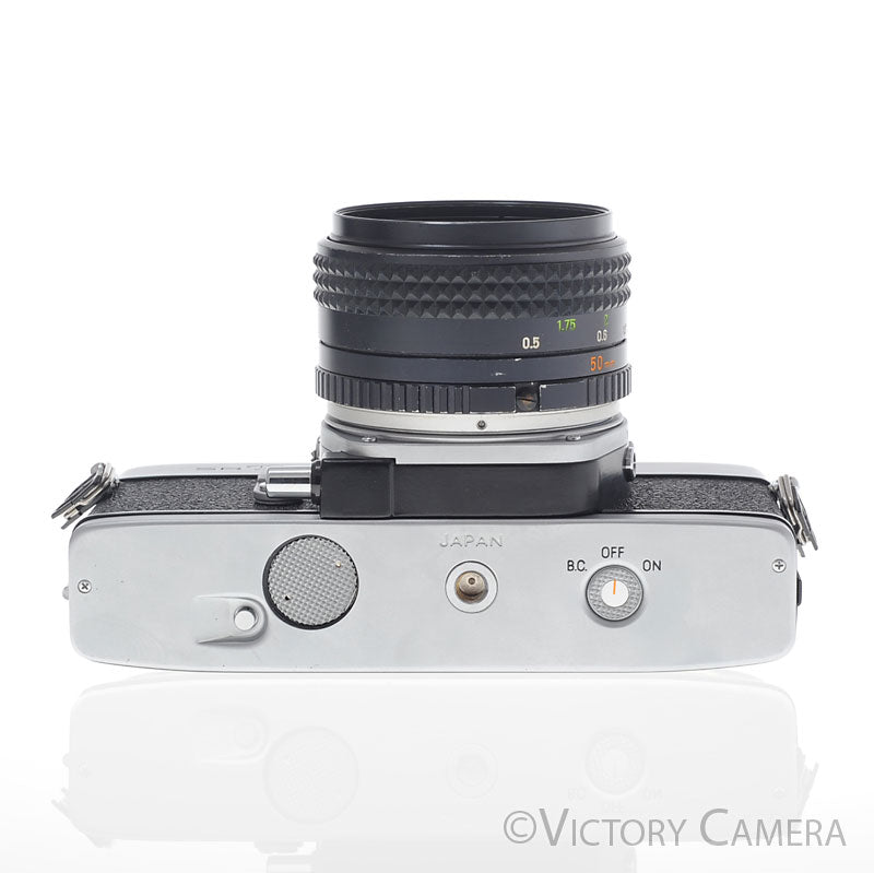 Minolta SRT101 SRT 101 Chrome 35mm Camera with 50mm f1.7 Lens [EXC+] image 5
