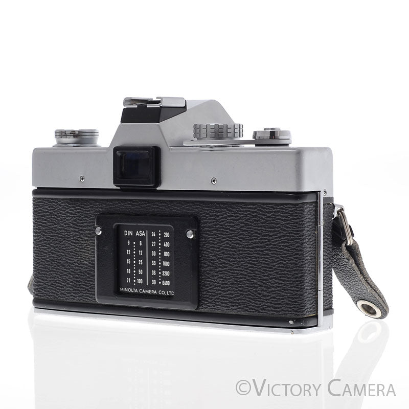 Minolta SRT 201 SRT201 Chrome 35mm Camera w/ 50mm f1.7 Lens [EXC-] - Victory Camera