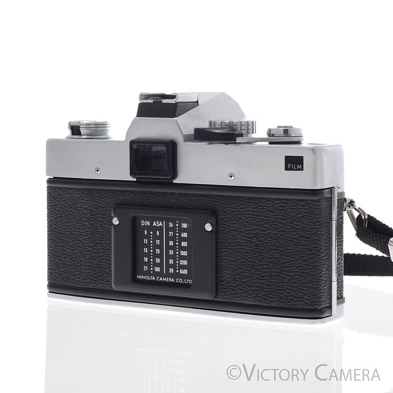 Minolta SRT202 SRT 202 Chrome 35mm Camera w/ 28-70mm Zoom Lens [EXC] - Victory Camera