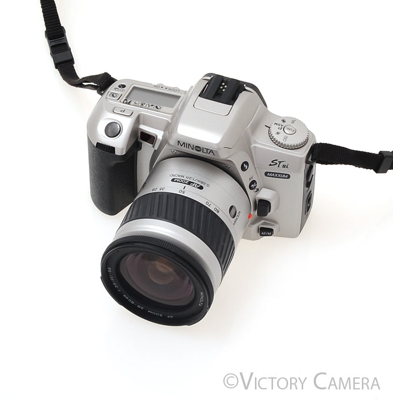 Minolta Maxxum ST Si 35mm Film SLR w/ 28-80mm f3.5-5.6 AF Lens [EXC]