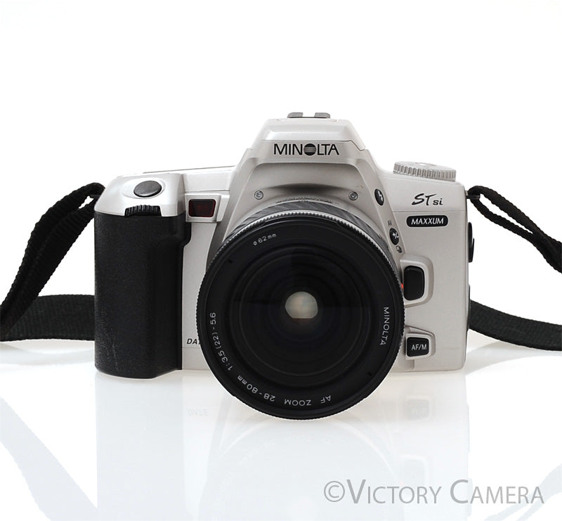 Minolta Maxxum ST Si 35mm Film SLR w/ 28-80mm f3.5-5.6 AF Lens [EXC]