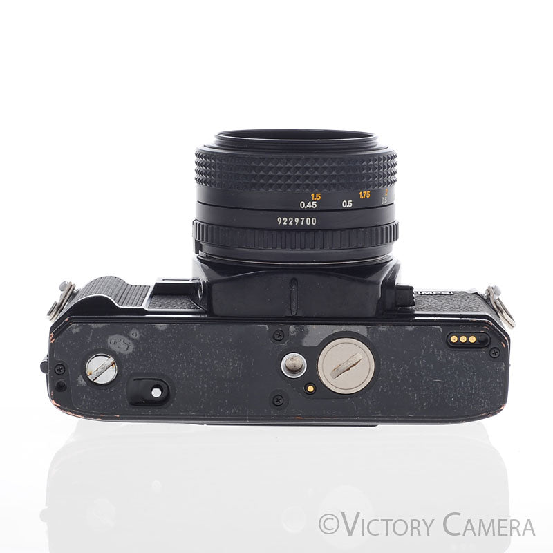 Minolta X-700 X700 Black 35mm SLR Film Camera w/ 50mm f1.7 Lens [EXC] - Victory Camera