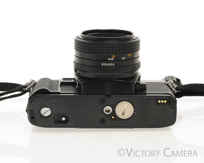 Minolta X-570 Black SLR Film Camera 50mm f1.7 Lens, Case -New Seals- [EXC+]