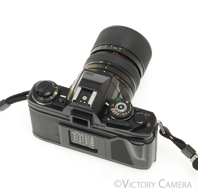 Minolta X-700 X700 Black SLR Film Camera w/ 35-70mm Lens -New Seals- [EXC+] - Victory Camera