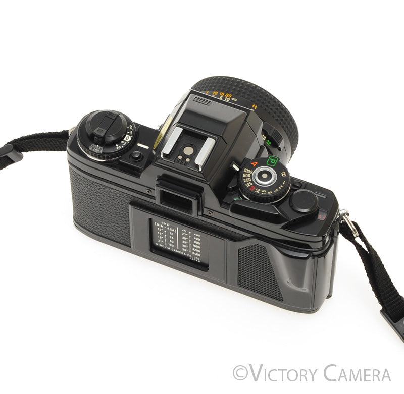 Minolta X-700 X700 Black 35mm SLR Film Camera w/ 50mm f1.7 Lens [EXC+]