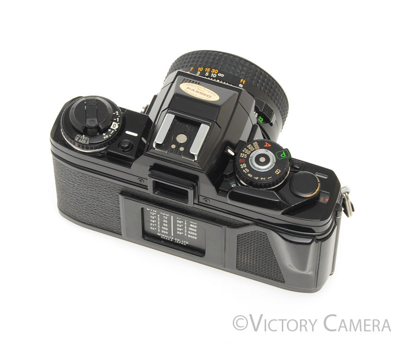 Minolta X-700 X700 Black SLR Film Camera w/ 50mm f1.7 Lens -New Seals- [EXC] - Victory Camera