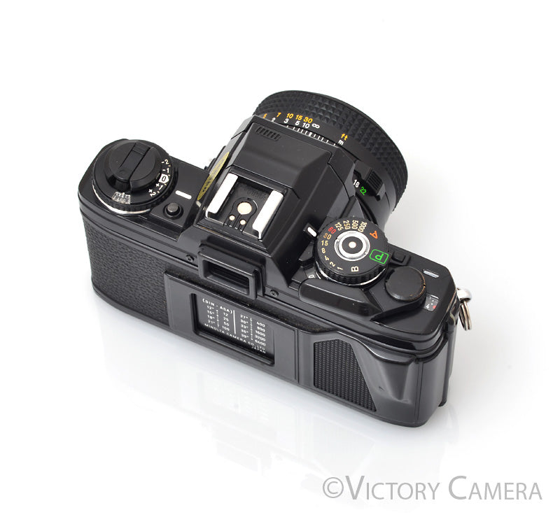 Minolta X-700 X700 Black 35mm SLR Film Camera w/ 50mm f1.7 Lens  [EXC]