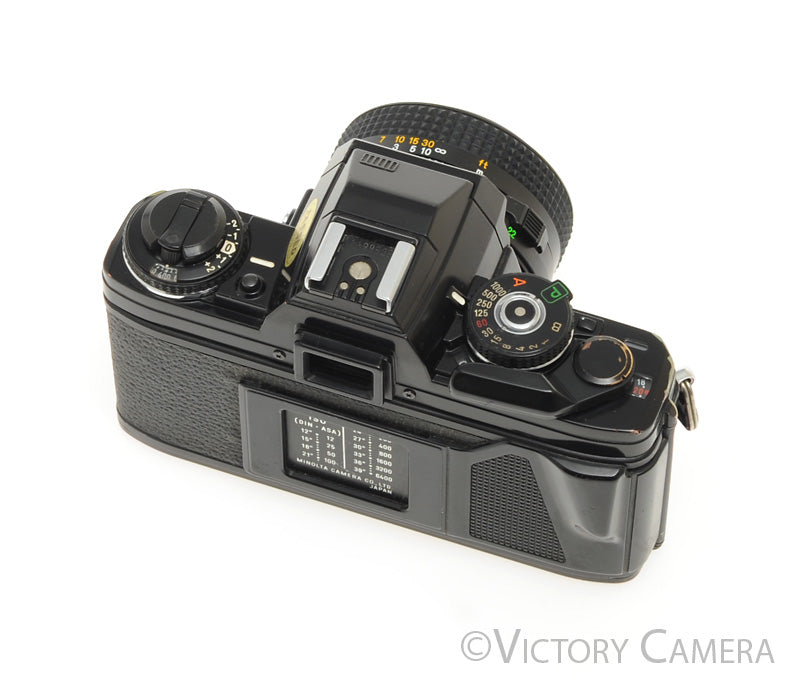 Minolta X-700 X700 Black SLR Film Camera w/ 50mm f2 Lens -New Seals- [EXC] - Victory Camera