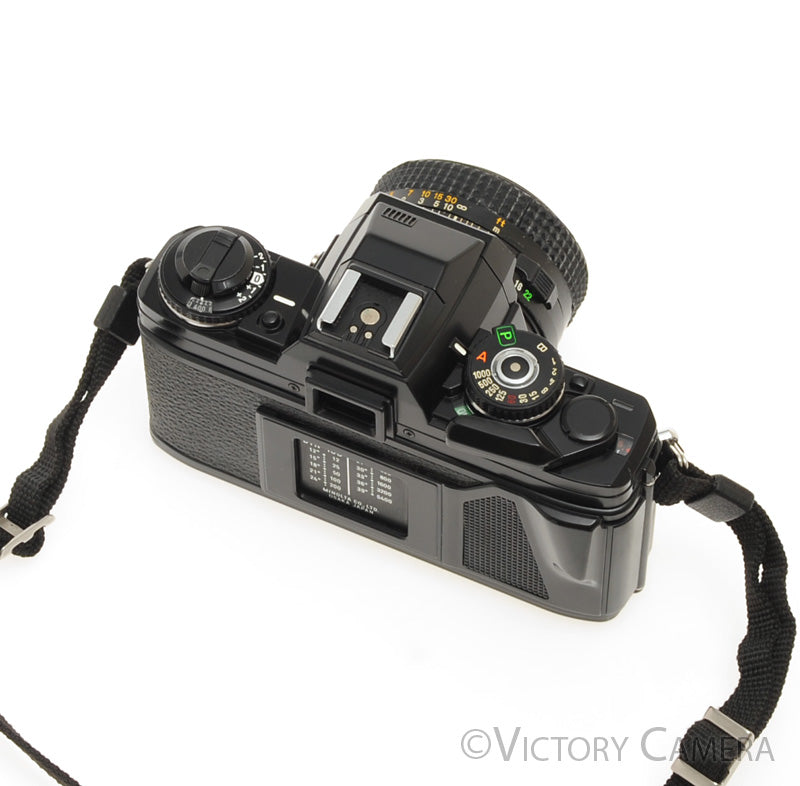 Minolta X-700 X700 Black 35mm SLR Film Camera w/ 50mm f1.7 Lens  [EXC] - Victory Camera
