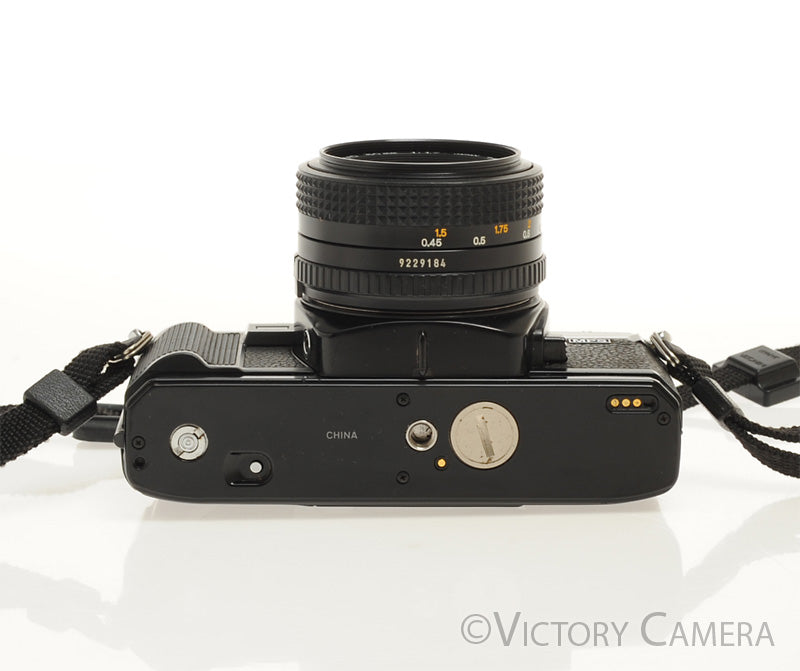 Minolta X-700 X700 Black 35mm SLR Film Camera w/ 50mm f1.7 Lens  [EXC]