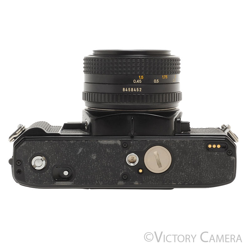 Minolta X-700 X700 Black 35mm SLR Film Camera w/ 50mm f1.7 Lens [EXC] - Victory Camera