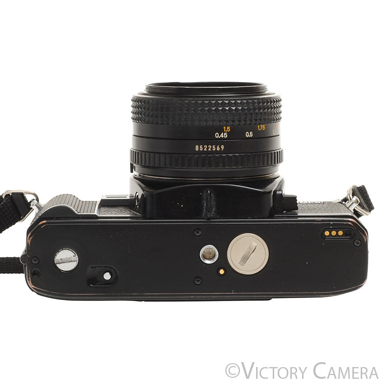 Minolta X-700 X700 Black 35mm SLR Film Camera w/ 50mm f1.7 Lens  [EXC] image 4