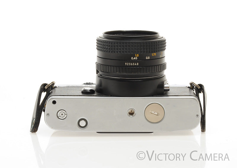 Minolta XD11 XD-11 Chrome 35mm Camera w/ 50mm f1.7 Lens -New Seals- [EXC] - Victory Camera