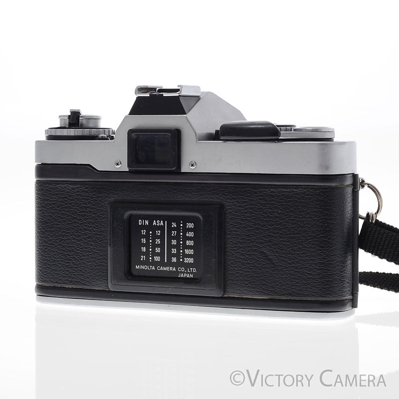 Minolta XD5 XD-5 Chrome 35mm Camera w/ 50mm f2 Lens [EXC] - Victory Camera