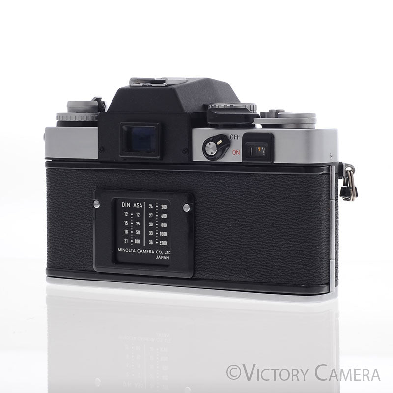 Minolta XE-5 XE5 Chrome 35mm Camera w/ 50mm f1.7 Lens  [EXC+] - Victory Camera