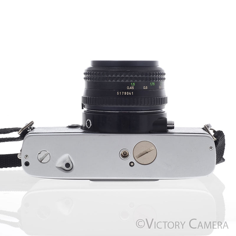 Minolta XG-9 XG9 Chrome 35mm Camera w/ 50mm f1.7 Lens -New Seals- [EXC] - Victory Camera