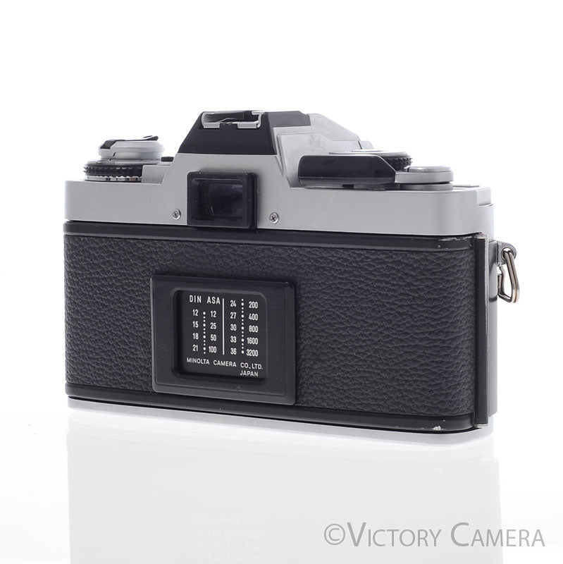 Minolta XG-M Chrome SLR Film Camera w/ 50mm f2 Prime Lens [EXC+] - Victory Camera