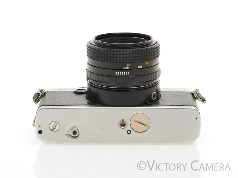Minolta XG1 Chrome 35mm Camera w/ MD 50mm f1.7 Lens [EXC+] - Victory Camera