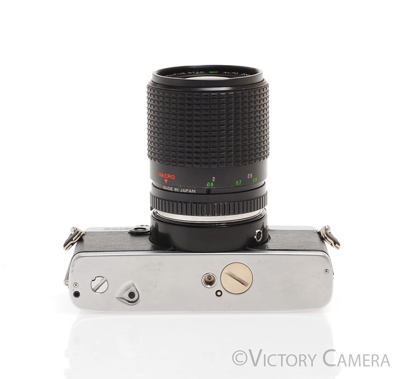 Minolta XG1 Chrome 35mm Camera w/ MD 35-75mm f3.5-4.8 Lens [EXC] - Victory Camera