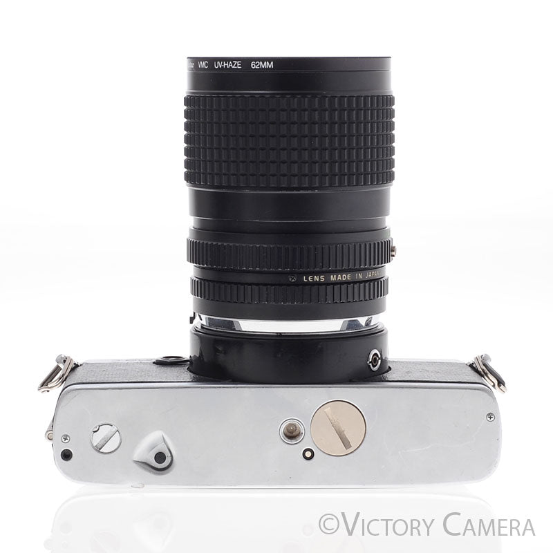 Minolta XG1 Chrome 35mm Camera w/ MD 28-85mm f3.5-4.5 Lens [EXC-]