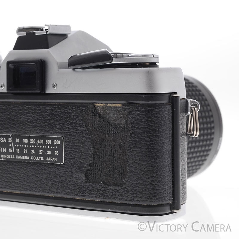 Minolta XG1 Chrome 35mm Camera w/ MD 28-85mm f3.5-4.5 Lens [EXC-]