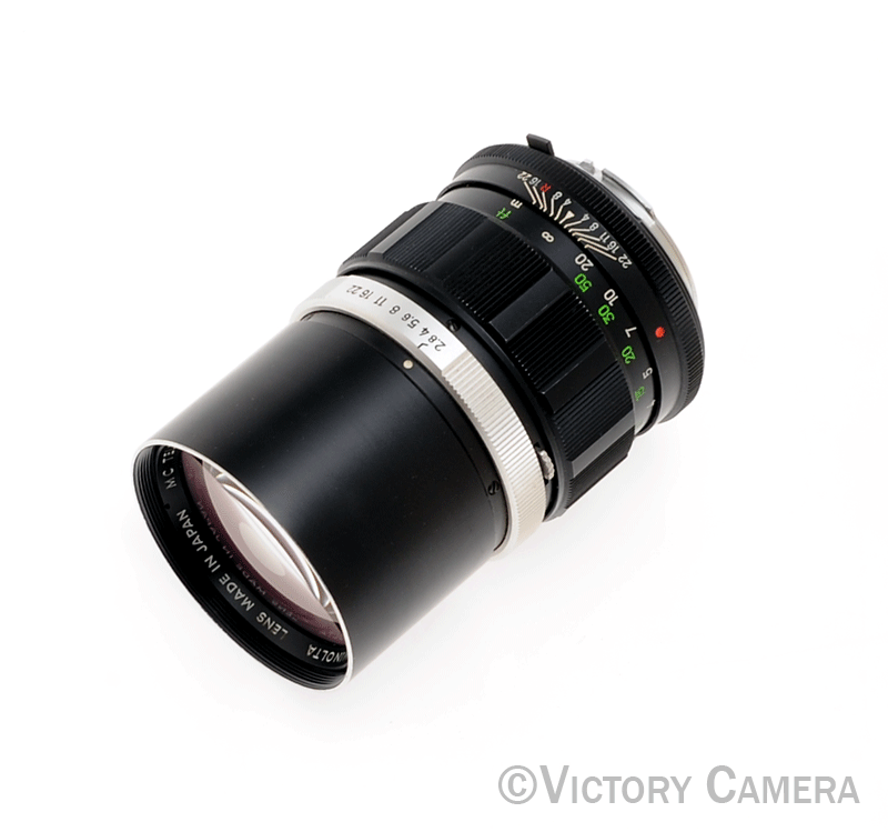 Minolta MC Tele Rokkor-PF 135mm f2.8 Prime Lens [EXC+] - Victory Camera