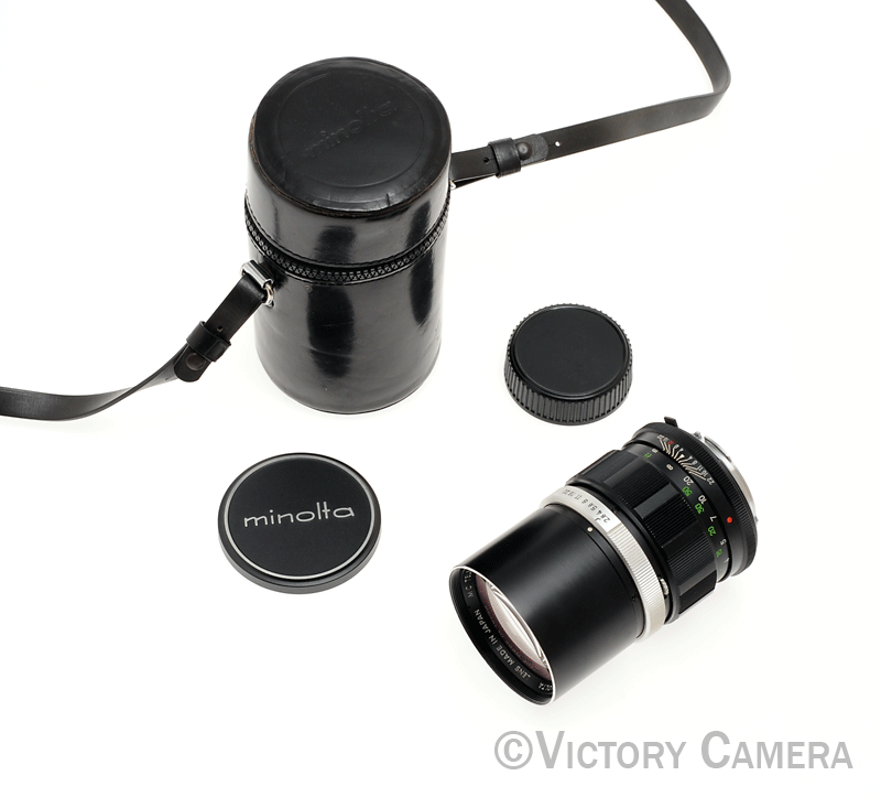 Minolta MC Tele Rokkor-PF 135mm f2.8 Prime Lens [EXC+] - Victory Camera
