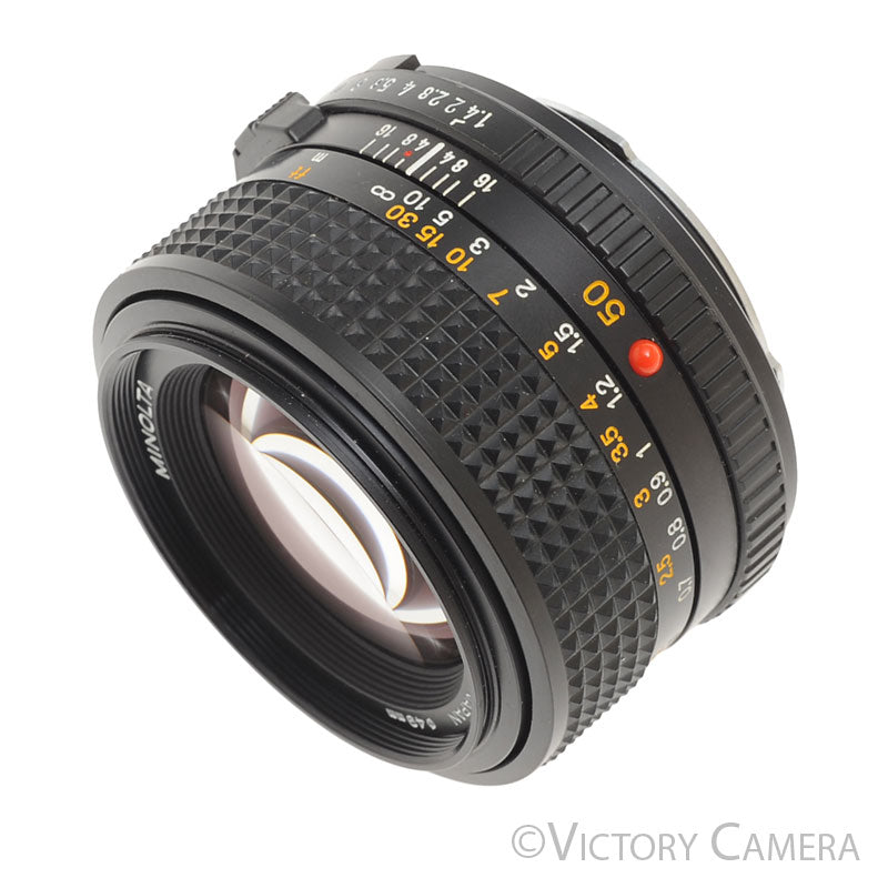 Minolta MD 50mm f1.4 Manual Focus Prime Lens [EXC+] - Victory Camera