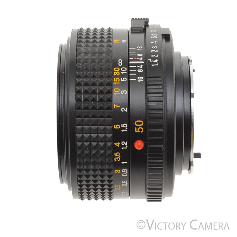 Minolta MD 50mm f1.4 Manual Focus Prime Lens [EXC+] - Victory Camera