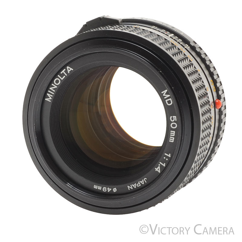 Minolta MD 50mm f1.4 Manual Focus Prime Lens [EXC+] - Victory Camera